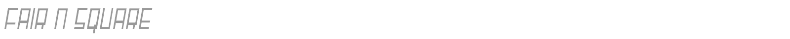 Fair N Square font preview
